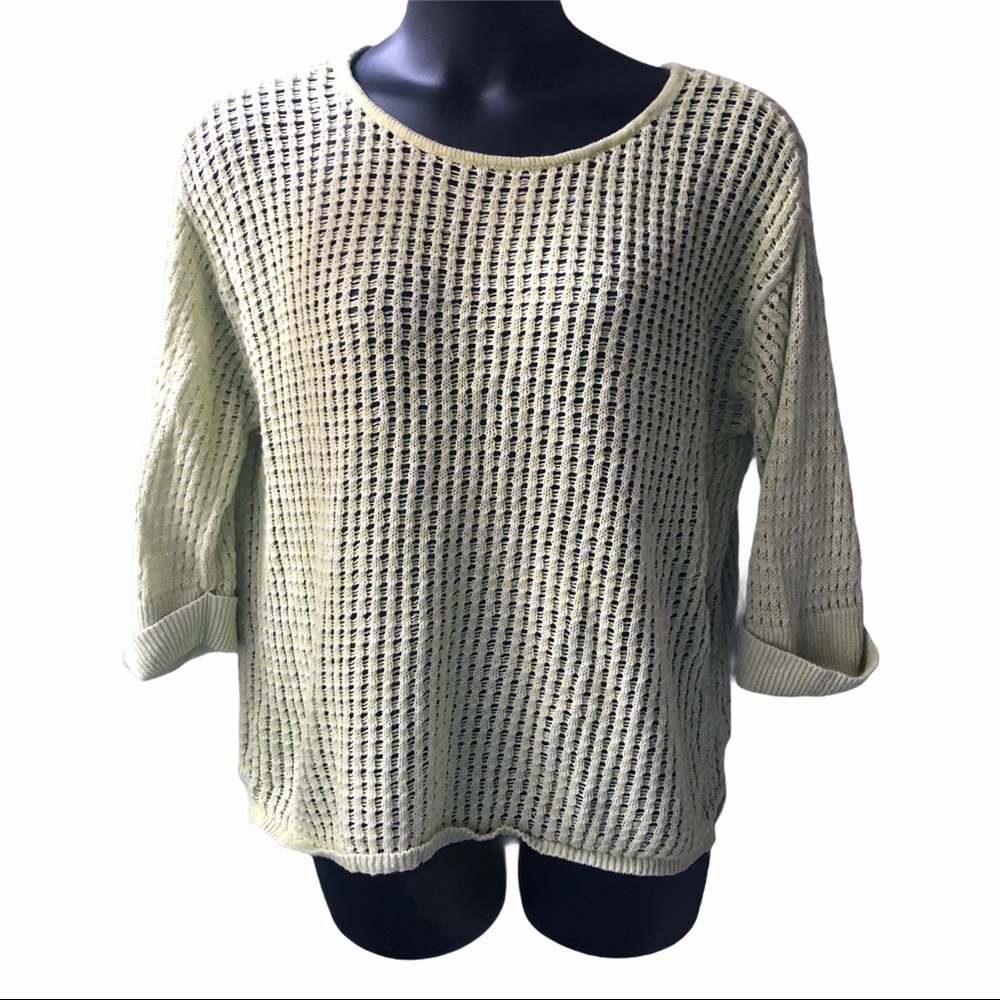 J. Jill Neon Green Sweater Size 2X
